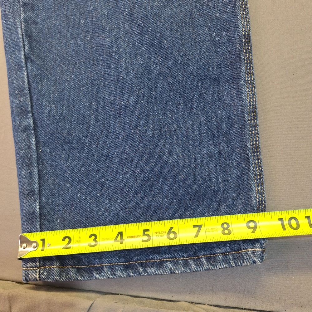 Riggs Workwear by Wrangler Mens Work Horse Jeans Relaxed Fit Blue 42x34 3W001AI - Picture 4 of 13
